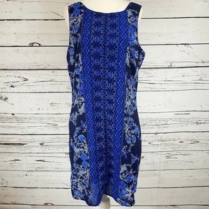 Blu Floral Japna Dress size Large